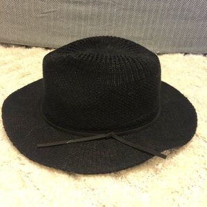 Black cloth hat